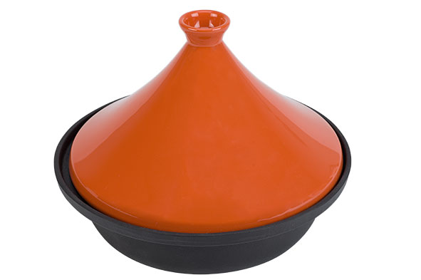 Tajine 30cm Induction Noir/Orange